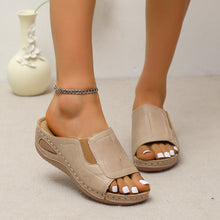 Load image into Gallery viewer, Women's summer beach open toe slippers
